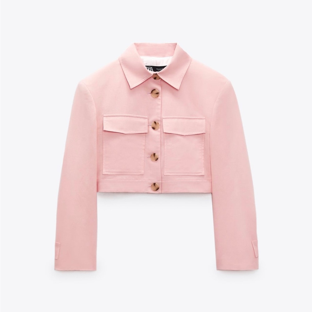 Zara pink suit